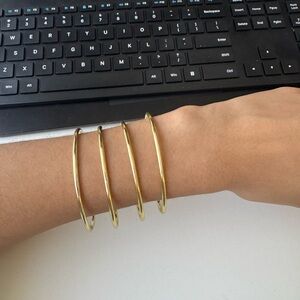 Elegant 18K Gold Filled Bangles